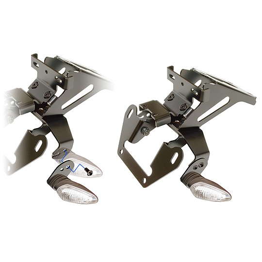 ステンレス製 ウインカー移動ステー30 モトクレイジー フェンダーレスキット SFD-K261A（HYPERMOTARD 950用）専用 SFD-30WS【あるふぁここ プラザ店】