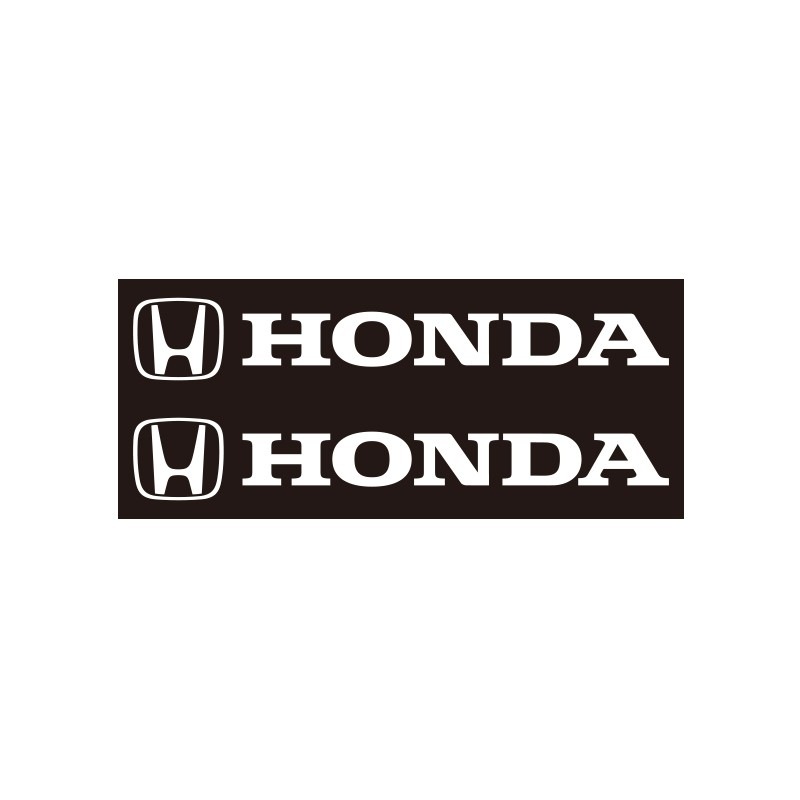 ホンダ ロゴ ステッカー HONDA H ホンダ Mサイズ 抜き文字タイプ ホワイト・ブラック・レッド 各2枚入り HI-983 HI-984 HI-985【あるふぁここ プラザ店】