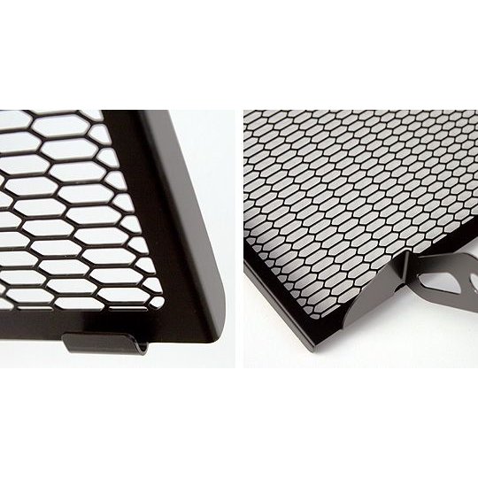 DUCATI ドゥカティ Multistrada : MULTISTRADA 1200/1200S オイルクーラー＆ラジエターコアガード (ブラック)  SCD-K10BK【あるふぁここ プラザ店】