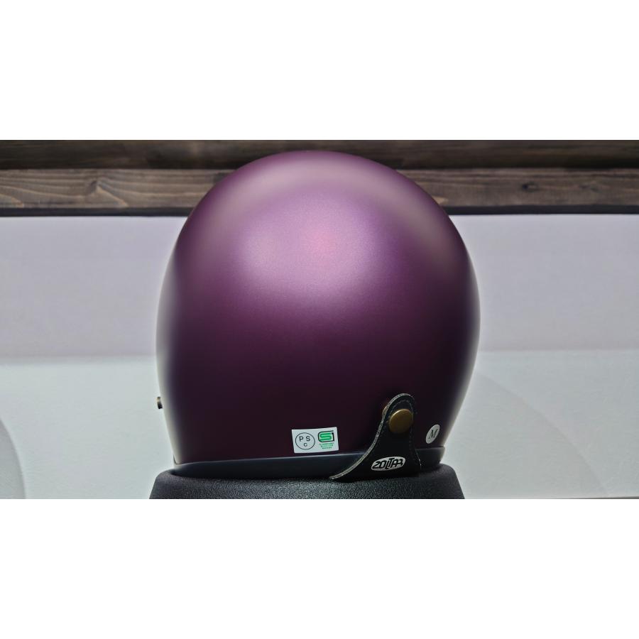 ZOLTAR ゾルター godblinc ゴッドブリンク ジェットヘルメット PythonJet2 パイソンジェット2 SILVER DARK PURPLE-BLACK PJ0021【あるふぁここ プラザ店】