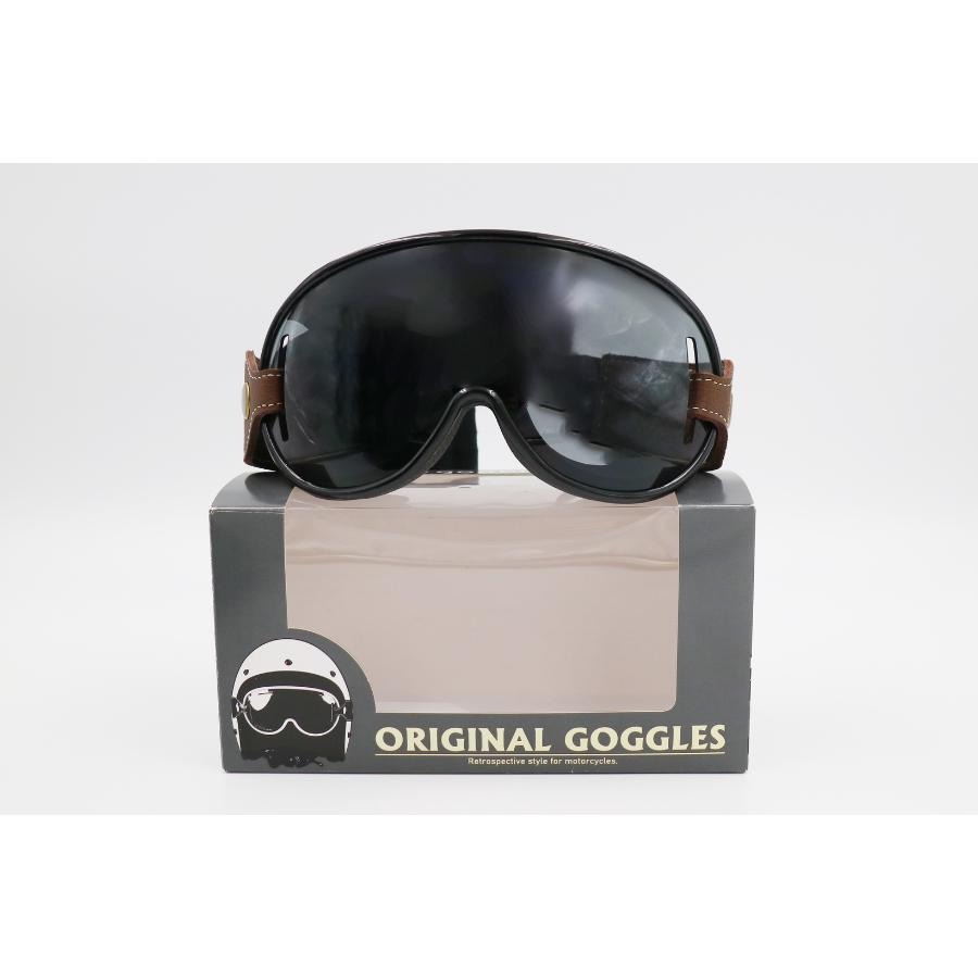 godblinc オリジナルゴーグル2 ブラックフレーム レンズライトスモーク GBR0030【あるふぁここ プラザ店】