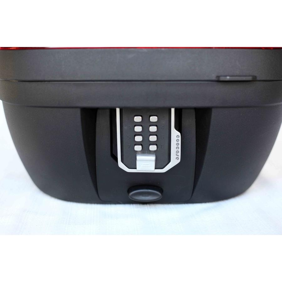 COOCASE クーケース バイク用トップケース 30L キーレス カギ不要 パスワードロック式 S30KL【あるふぁここ プラザ店】