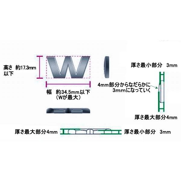 カスタマイズフォントエンブレム　アルファベットと数字の合計36文字から選べます！【あるふぁここ プラザ店】