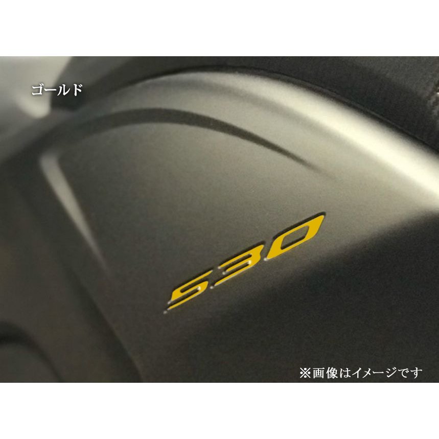 YAMAHA TMAX 530 ロゴ シール サイドカバー デカール 左右1台分2枚セット【あるふぁここ プラザ店】