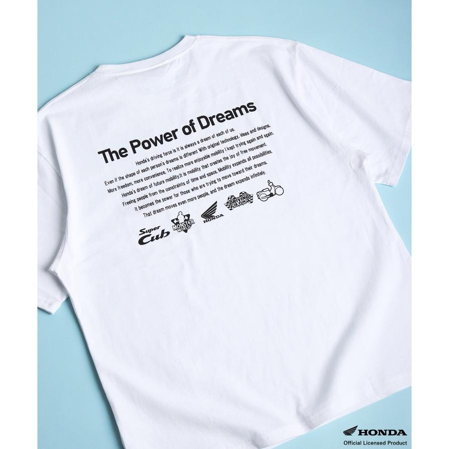 HONDA×MONSTER WORLD The Powerof Dream Tシャツ SKHM001【あるふぁここ プラザ店】