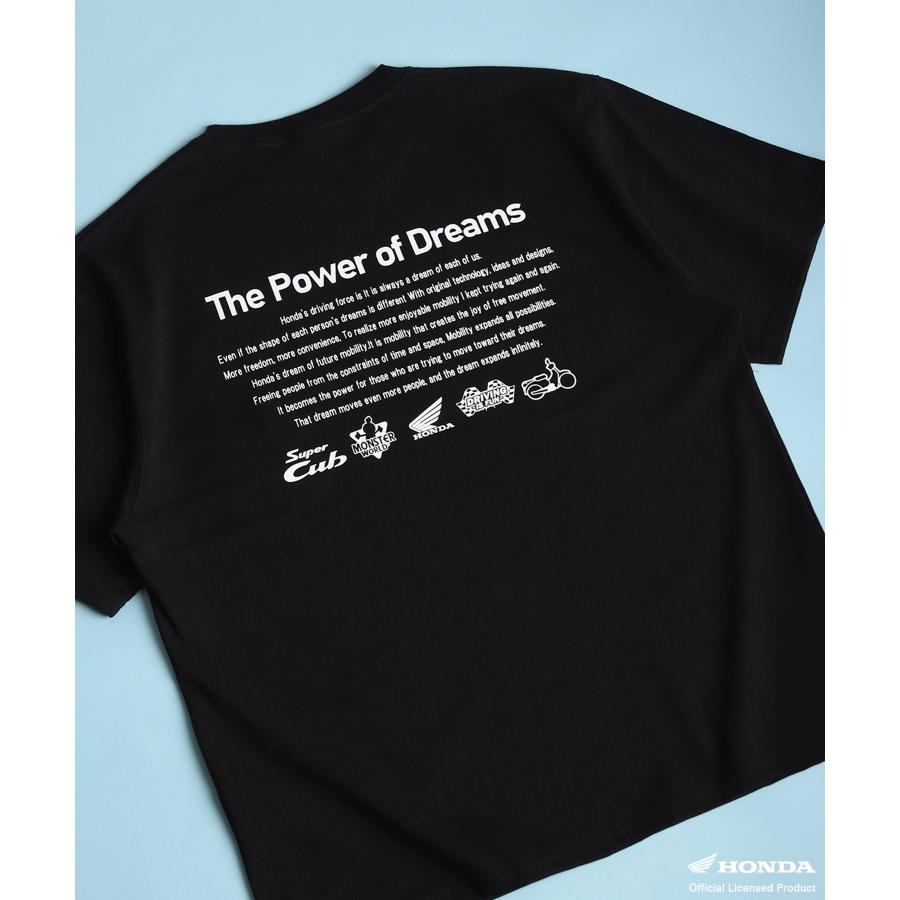 HONDA×MONSTER WORLD The Powerof Dream Tシャツ SKHM001【あるふぁここ プラザ店】