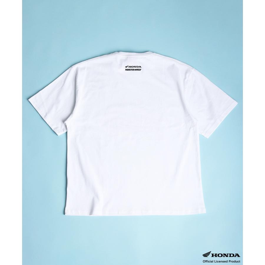 HONDA×MONSTER WORLD SuperCub Tシャツ SKHM002【あるふぁここ プラザ店】