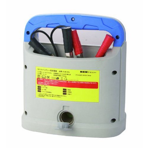 BENTECH 12ボルトデジタルコントロール バッテリー 充電器 2A/6A/12A 充電電流切替式 01.80.120j【あるふぁここ プラザ店】