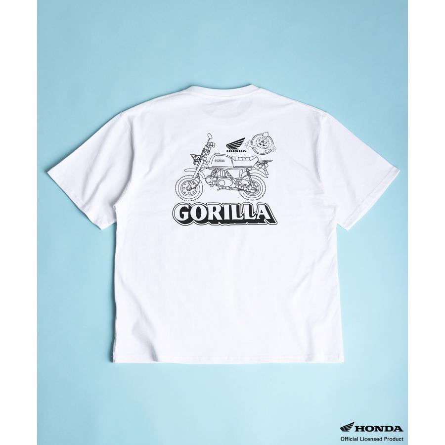 HONDA×MONSTER WORLD GORILLA Tシャツ KHM003【あるふぁここ プラザ店】