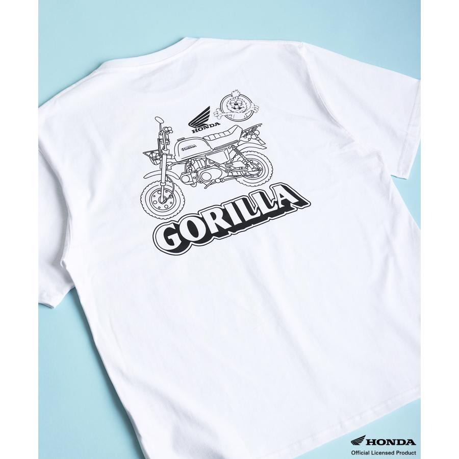 HONDA×MONSTER WORLD GORILLA Tシャツ KHM003【あるふぁここ プラザ店】