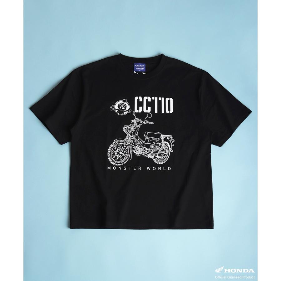 HONDA×MONSTER WORLD CC110 Tシャツ SKHM005【あるふぁここ プラザ店】