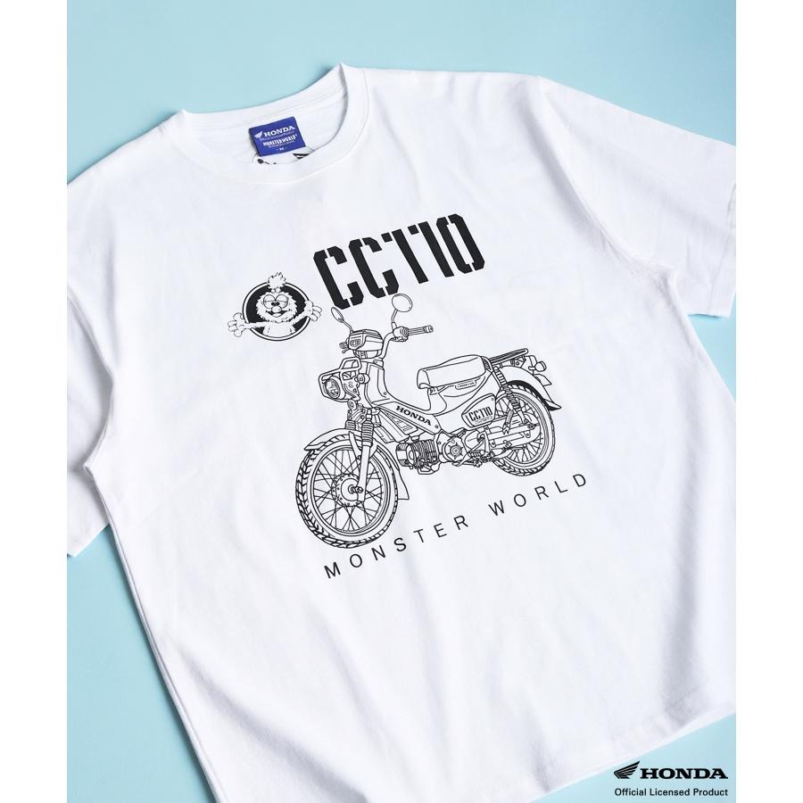 HONDA×MONSTER WORLD CC110 Tシャツ SKHM005【あるふぁここ プラザ店】