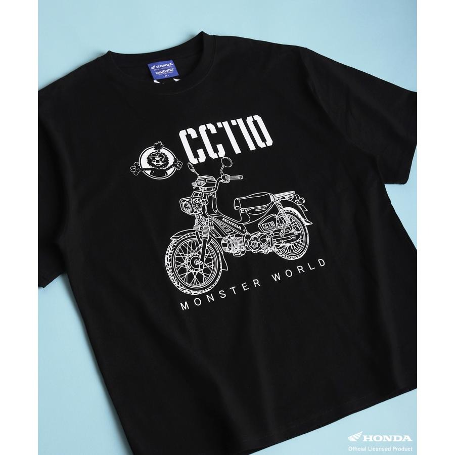 HONDA×MONSTER WORLD CC110 Tシャツ SKHM005【あるふぁここ プラザ店】