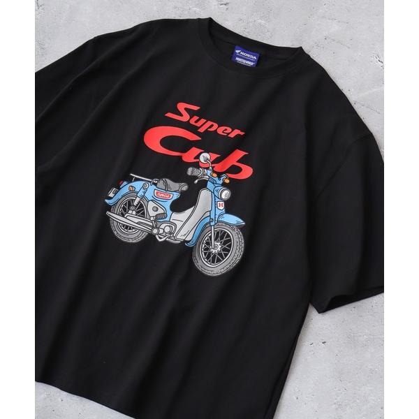 HONDA×MONSTER WORLD SuperCub ショートスリーブTシャツ SKHM006【あるふぁここ プラザ店】
