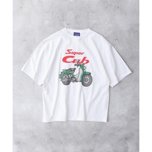 HONDA×MONSTER WORLD SuperCub ショートスリーブTシャツ SKHM006【あるふぁここ プラザ店】