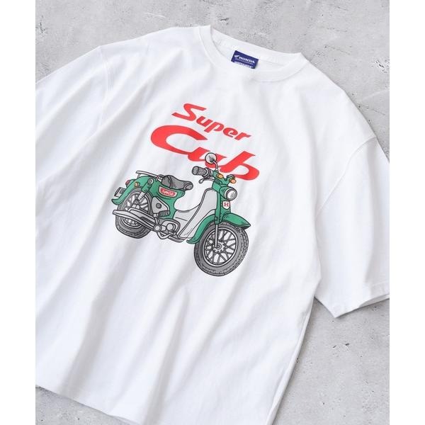 HONDA×MONSTER WORLD SuperCub ショートスリーブTシャツ SKHM006【あるふぁここ プラザ店】