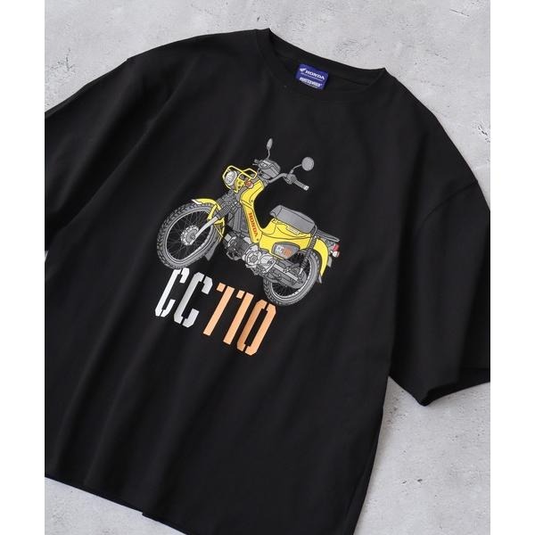 HONDA×MONSTER WORLD CC110 ショートスリーブTシャツ SKHM007【あるふぁここ プラザ店】