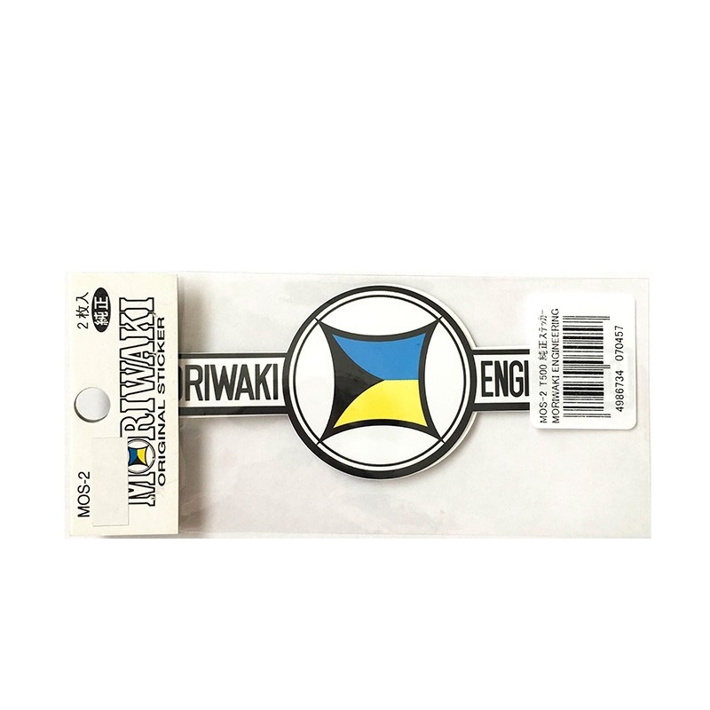 東洋マーク モリワキ MORIWAKI ENGINEERING ステッカー 45mm×120mm 2枚入り MOS-2【あるふぁここ プラザ店】