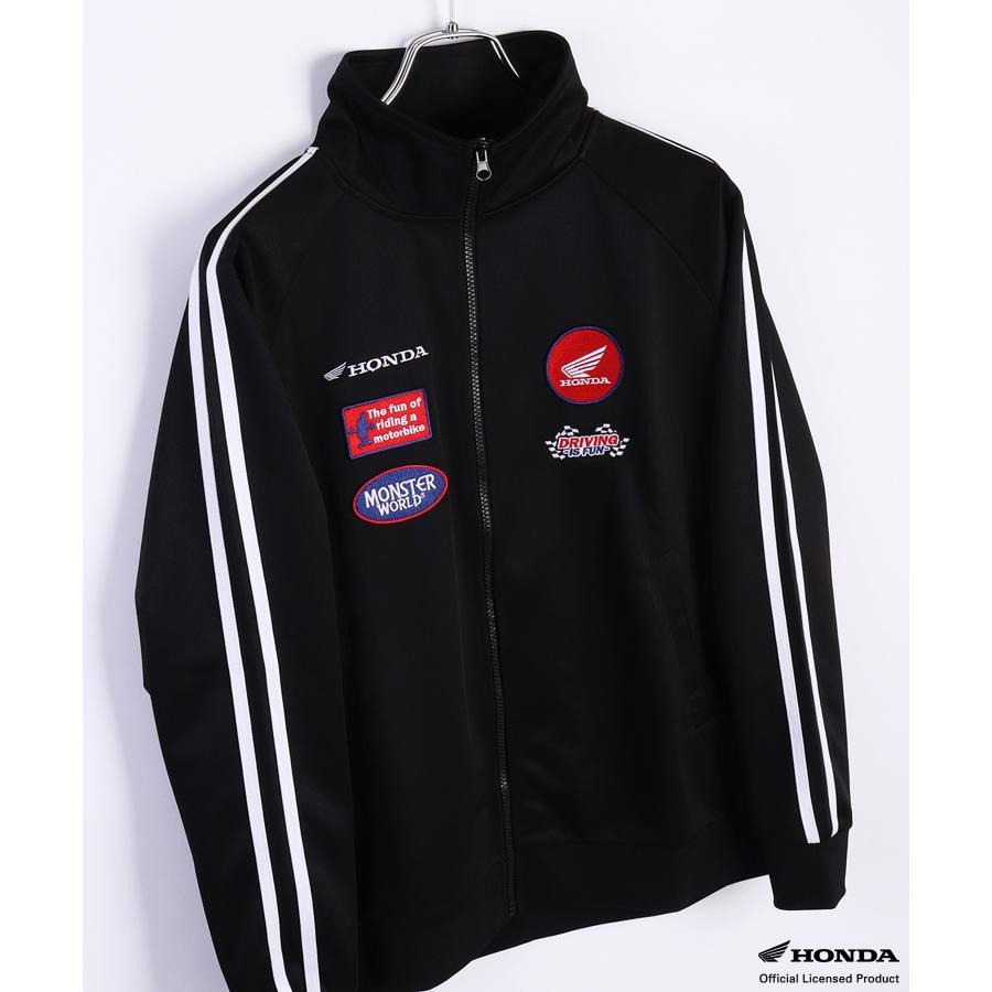HONDA×MONSTER WORLD ワッペン トラックジャケット SKHM009【あるふぁここ プラザ店】