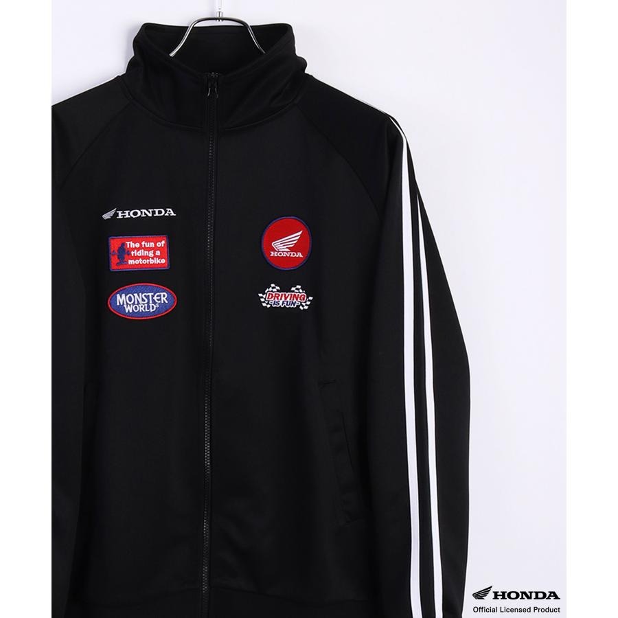 HONDA×MONSTER WORLD ワッペン トラックジャケット SKHM009【あるふぁここ プラザ店】