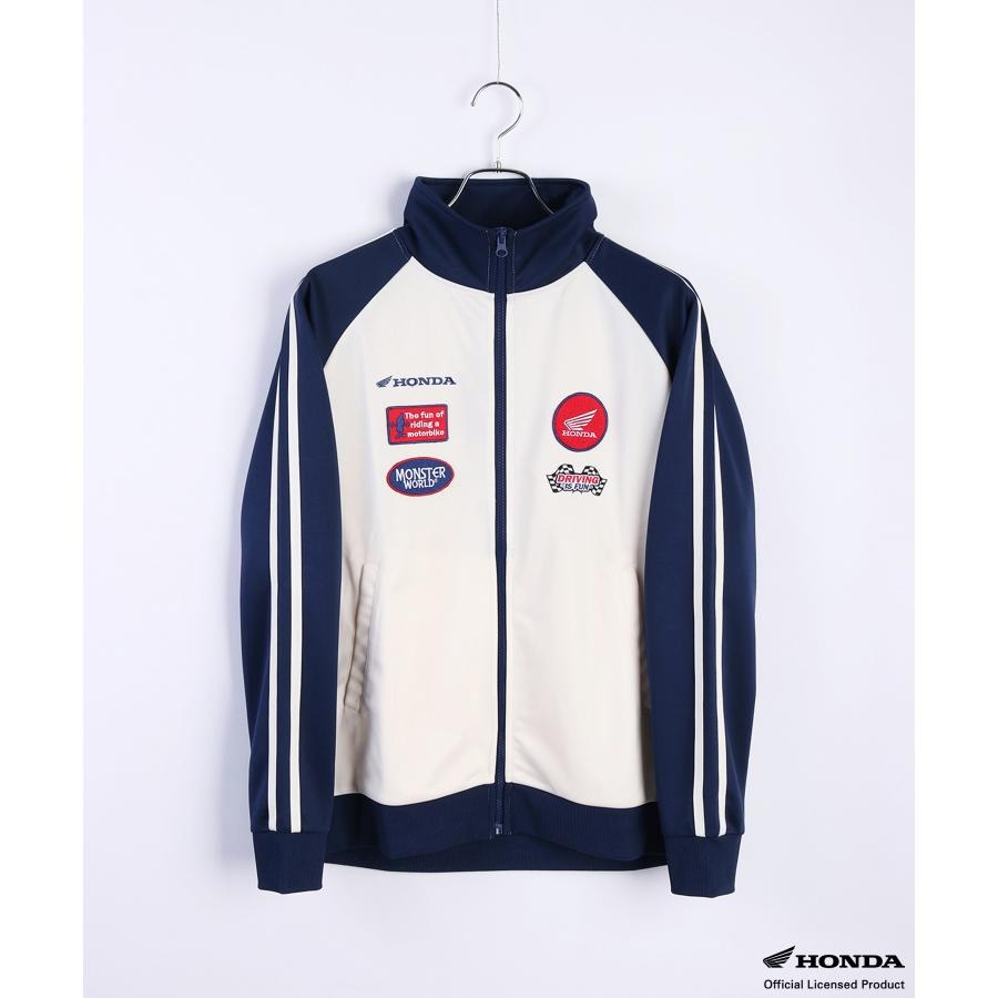 HONDA×MONSTER WORLD ワッペン トラックジャケット SKHM009【あるふぁここ プラザ店】