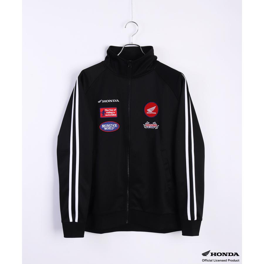 HONDA×MONSTER WORLD ワッペン トラックジャケット SKHM009【あるふぁここ プラザ店】