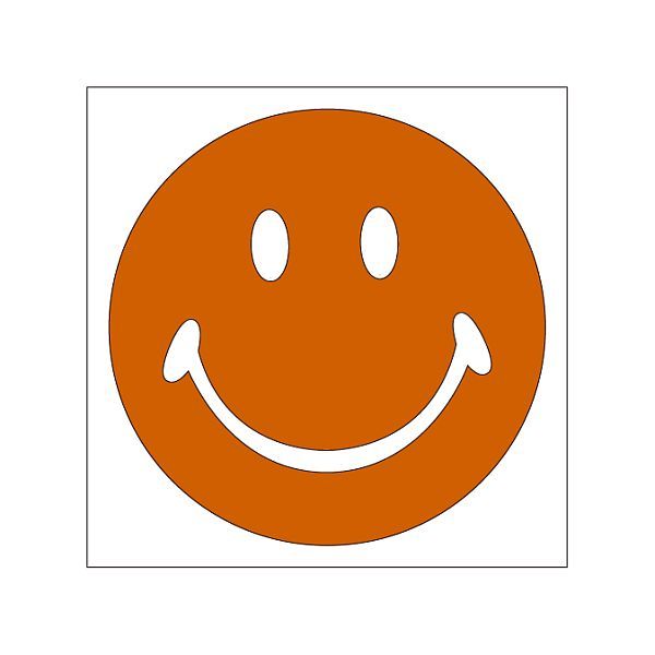 スマイリー ステッカー 交通安全 反射シール ニコちゃん Sサイズ 5色セット【あるふぁここ プラザ店】