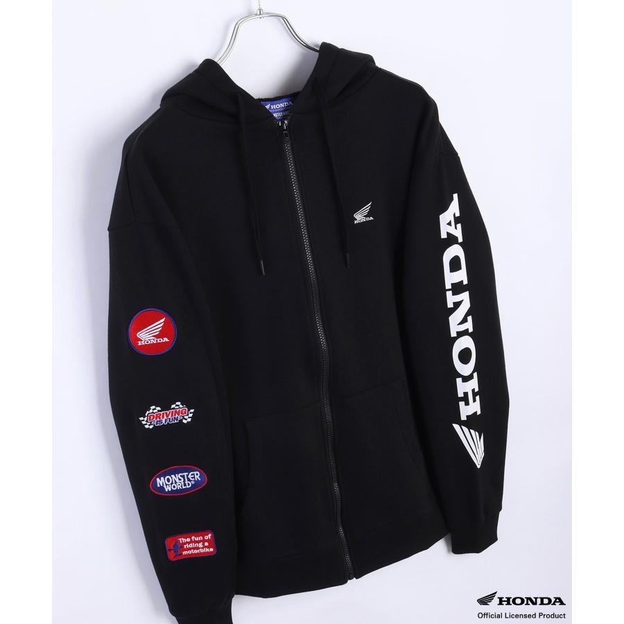 HONDA×MONSTER WORLD ジップパーカー A SKHM012【あるふぁここ プラザ店】