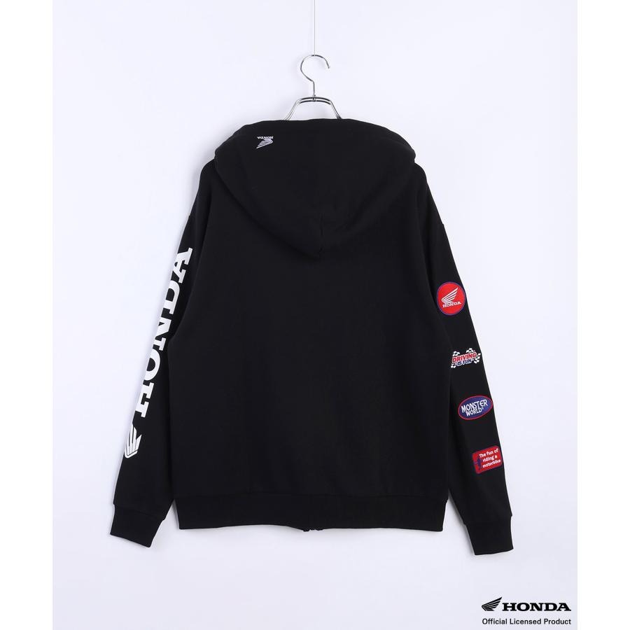 HONDA×MONSTER WORLD ジップパーカー A SKHM012【あるふぁここ プラザ店】