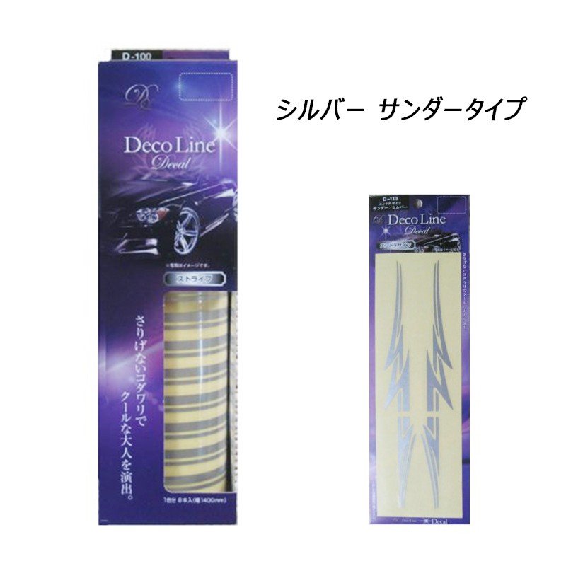 デコライン デカール セット商品 汎用タイプ ストライプ の カラー3種類 と エンドライン デザイン の 3種類から選べます【あるふぁここ プラザ店】