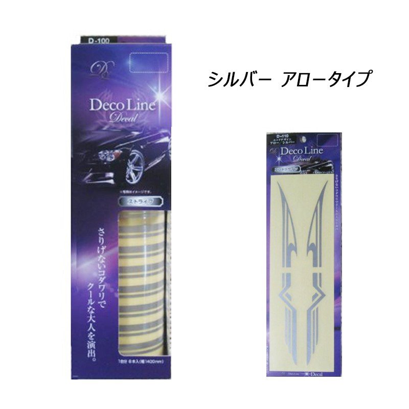 デコライン デカール セット商品 汎用タイプ ストライプ の カラー3種類 と エンドライン デザイン の 3種類から選べます【あるふぁここ プラザ店】
