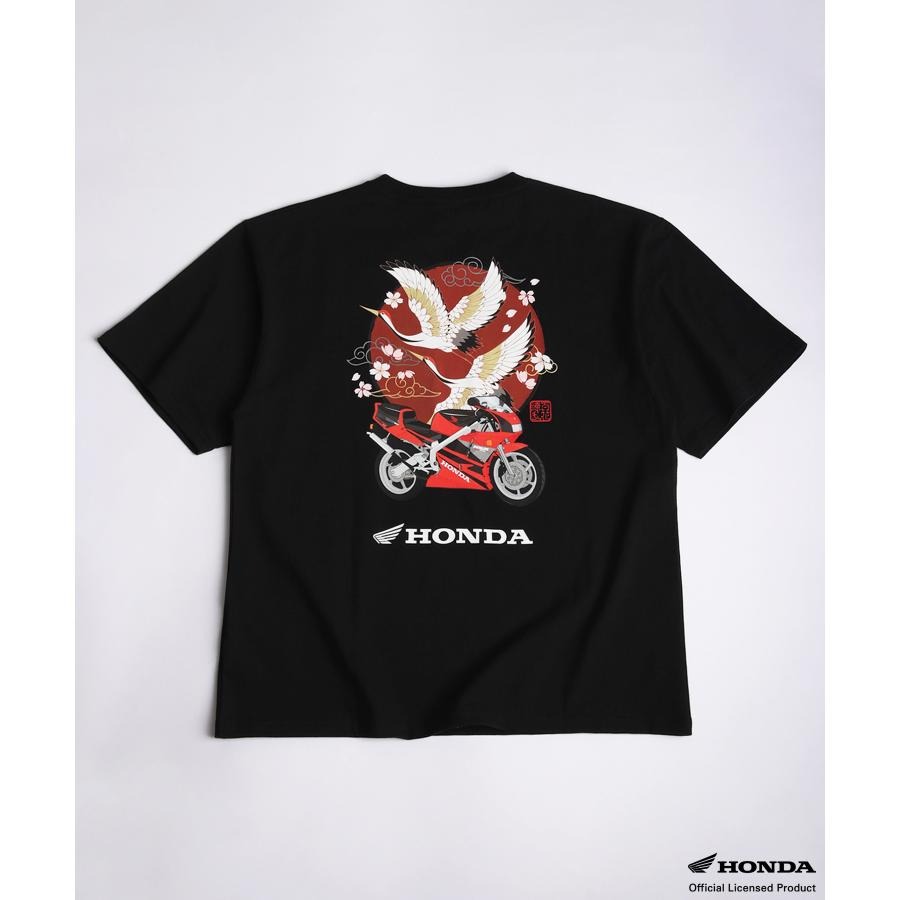 Tシャツ HONDA×百花繚乱 鶴×NSR250