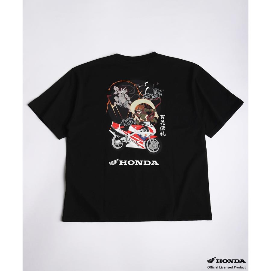 Tシャツ HONDA×百花繚乱 風雷×NSR250風雷×NSR250