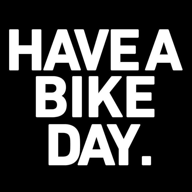 HAVE A BIKE DAY.ステッカー HABD LOGO  Sサイズ 抜き文字タイプ ホワイト デザイン 加藤ノブキ SP-94【あるふぁここ プラザ店】