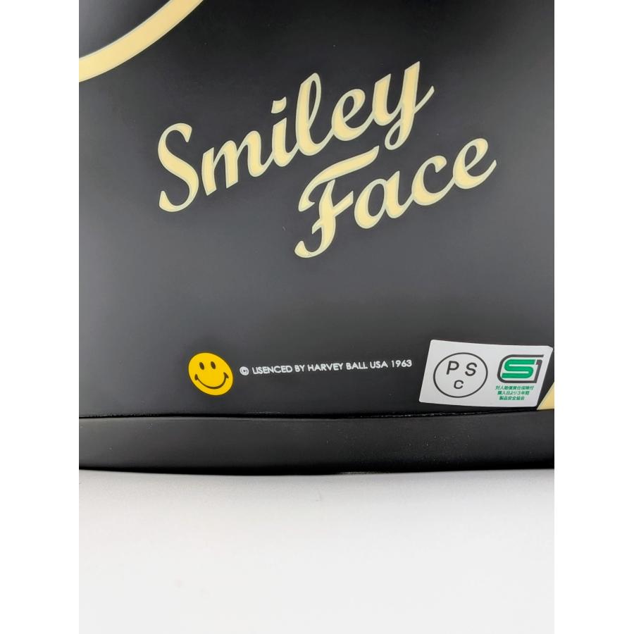 godblinc ゴッドブリンク Smiley Face ジェットヘルメット MATT BLACK SF0011 【あるふぁここ プラザ店】