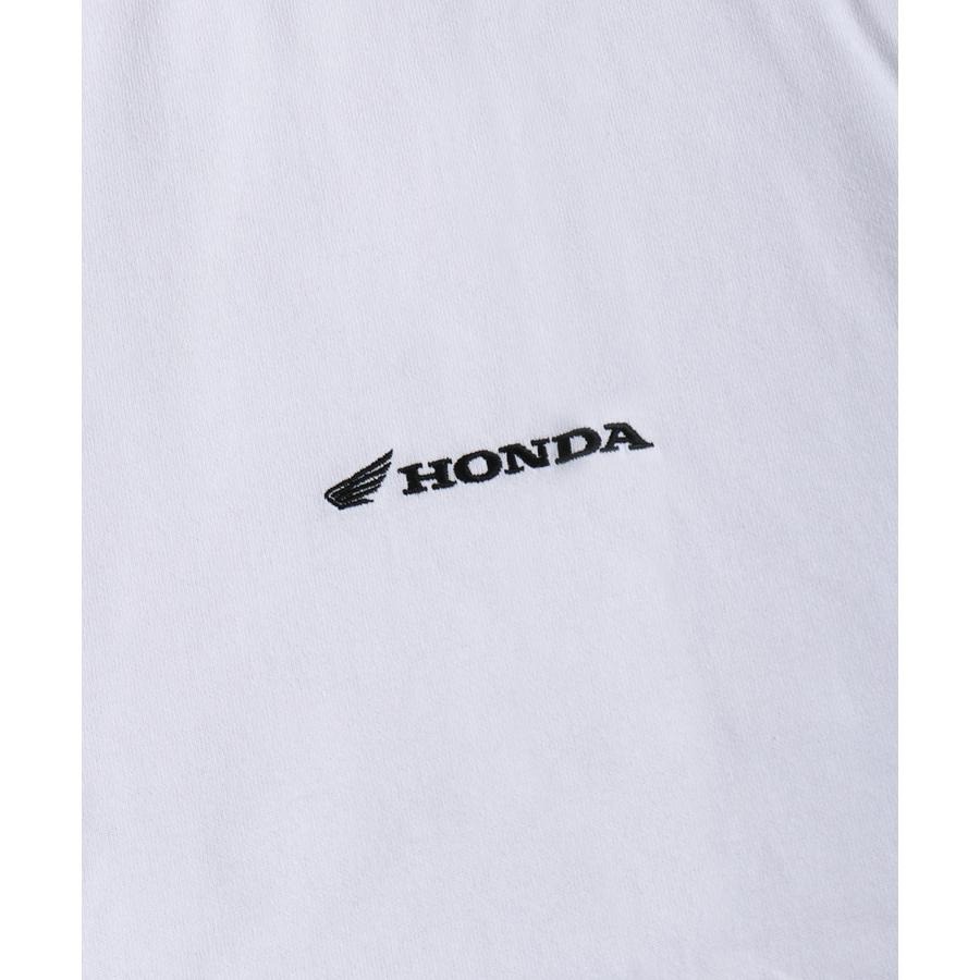 HONDA×百花繚乱 Tシャツ 赤富士×SuperCub SKHH007【あるふぁここ プラザ店】