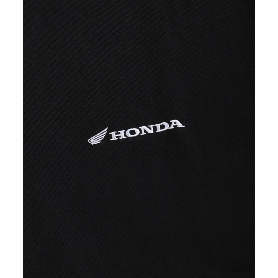 HONDA×百花繚乱 Tシャツ 赤富士×SuperCub SKHH007【あるふぁここ プラザ店】