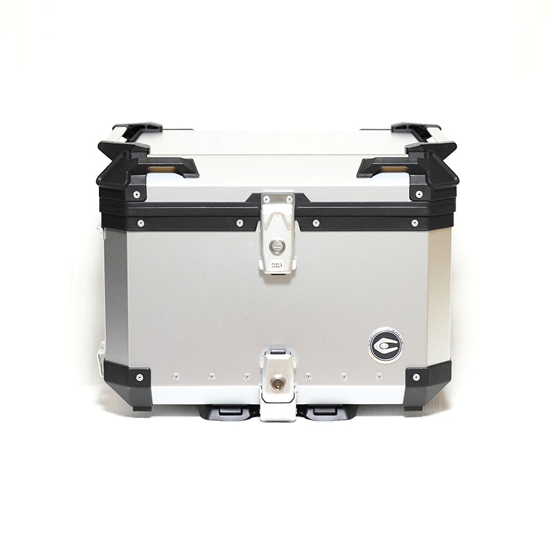 COOCASE クーケース バイク用 アルミトップケース Q1 トロリー 55L シルバー CCT550S【あるふぁここ プラザ店】