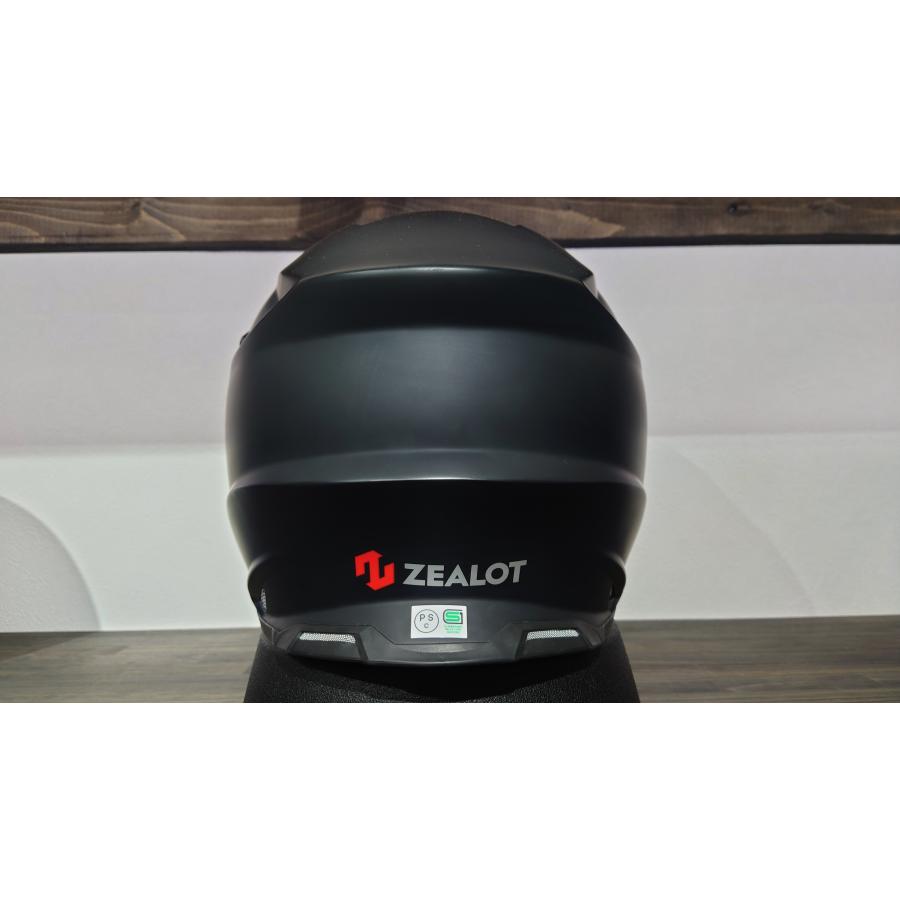 ZEALOT ジーロット godblinc ゴッドブリンク オフロードヘルメット MadJumper2 マッドジャンパー2 SOLID MATT BLACK MJ0018【あるふぁここ プラザ店】