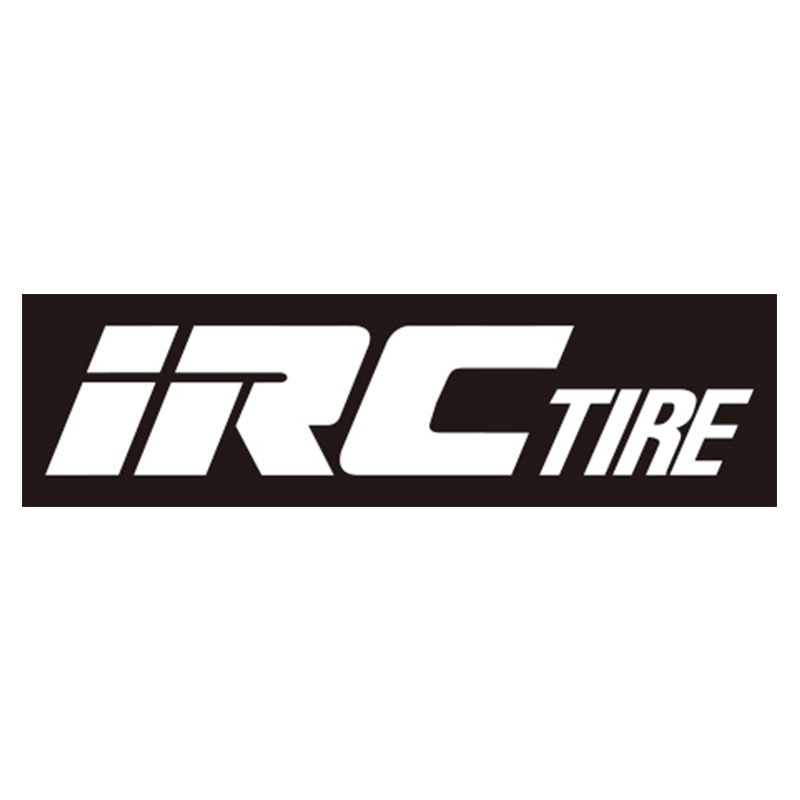 IRCタイヤ ステッカーIRCタイヤ Mサイズ ブラック SP-153【あるふぁここ プラザ店】