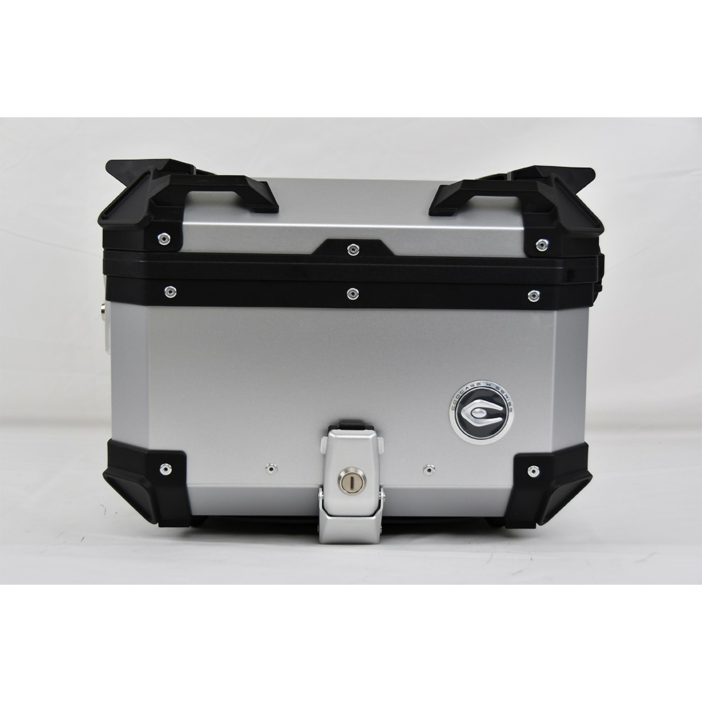 COOCASE クーケース バイク用 アルミトップケース 30L 左開口 シルバー CCX300S マルチポケット付き【あるふぁここ プラザ店】
