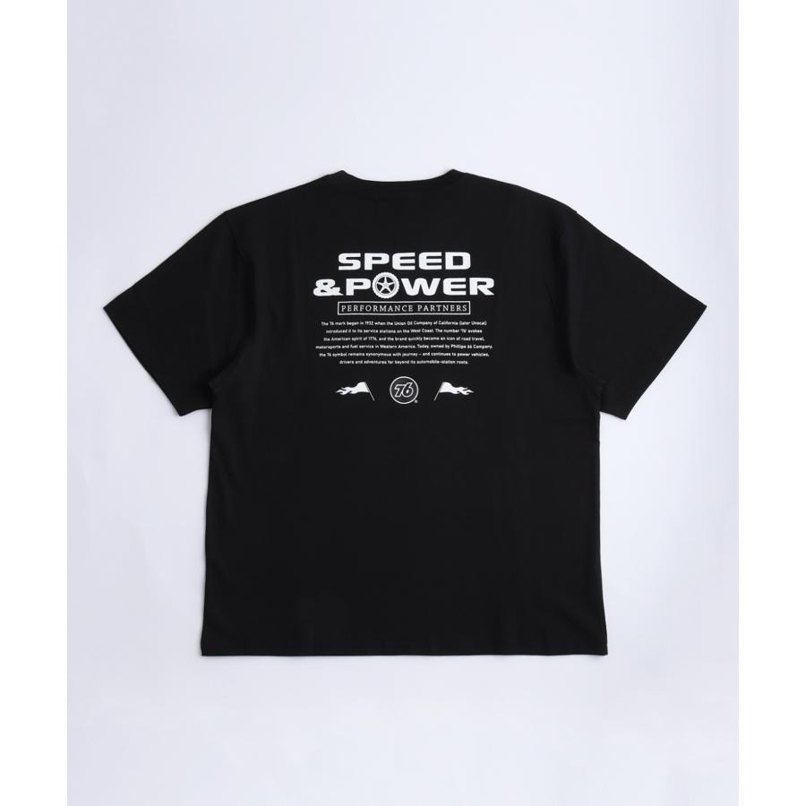 76UNION Tシャツ Type B SPEED&POWER SK76006【あるふぁここ プラザ店】