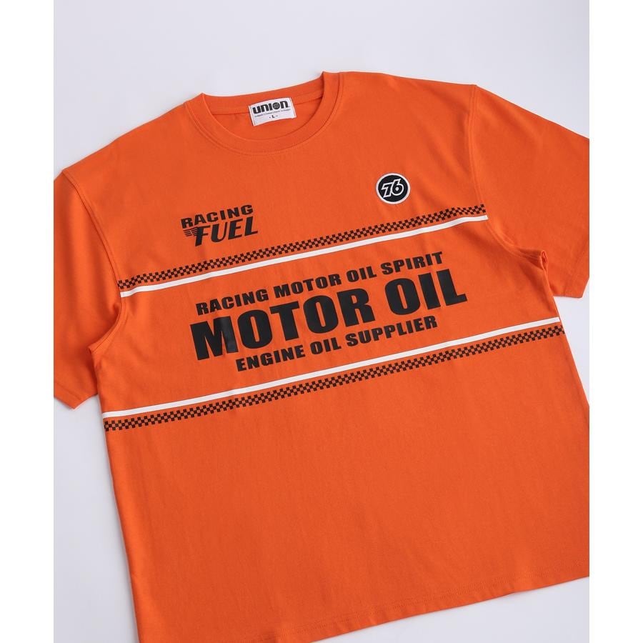 76UNION Tシャツ Type C MOTOR OIL SK76007【あるふぁここ プラザ店】
