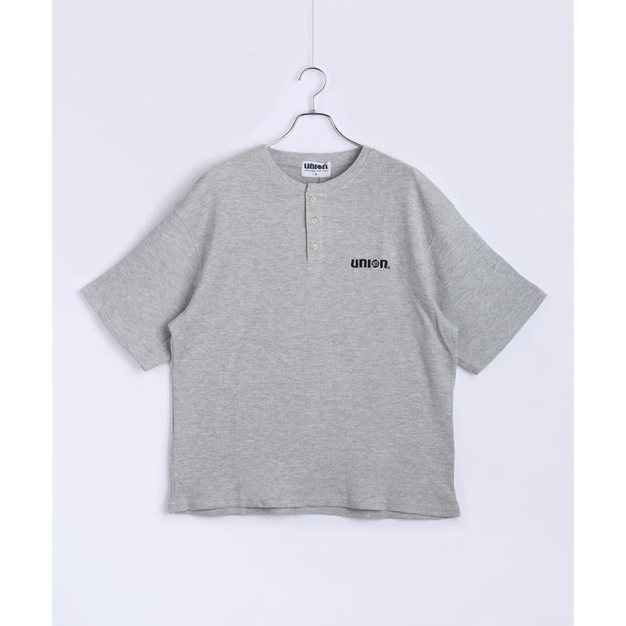 76UNION ヘンリーネックTシャツ Tee SK76010【あるふぁここ プラザ店】