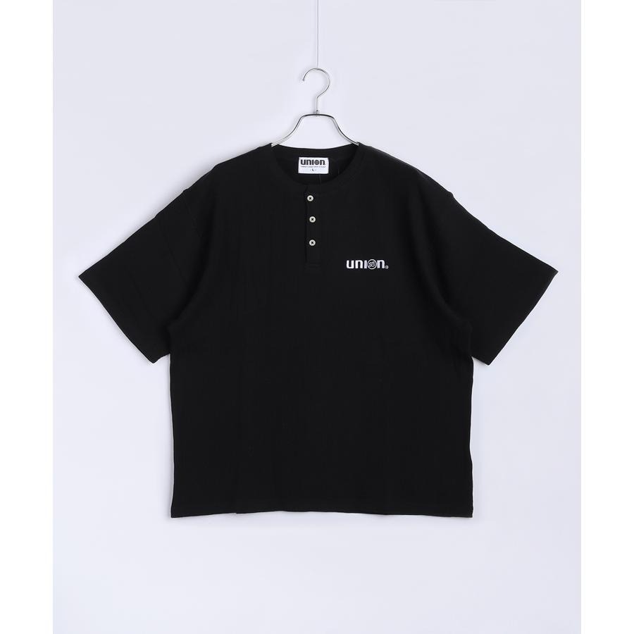 76UNION ヘンリーネックTシャツ Tee SK76010【あるふぁここ プラザ店】