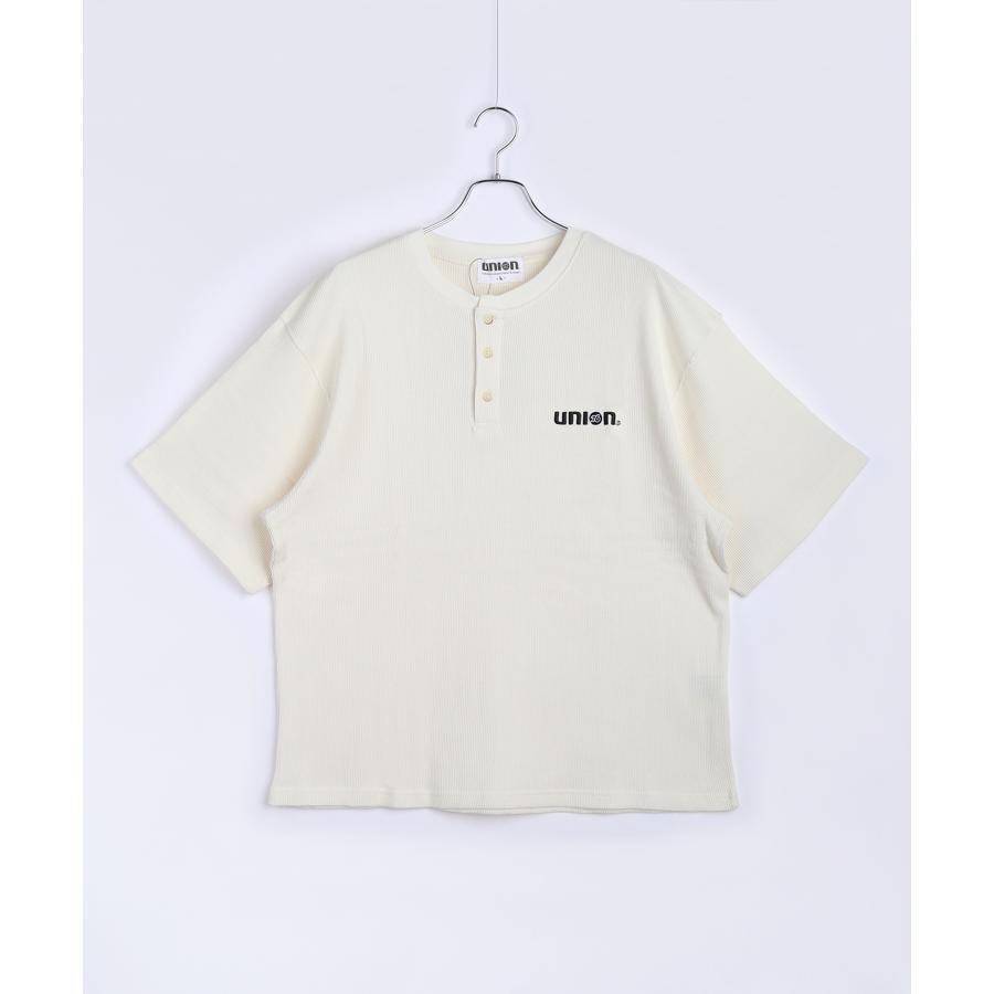 76UNION ヘンリーネックTシャツ Tee SK76010【あるふぁここ プラザ店】