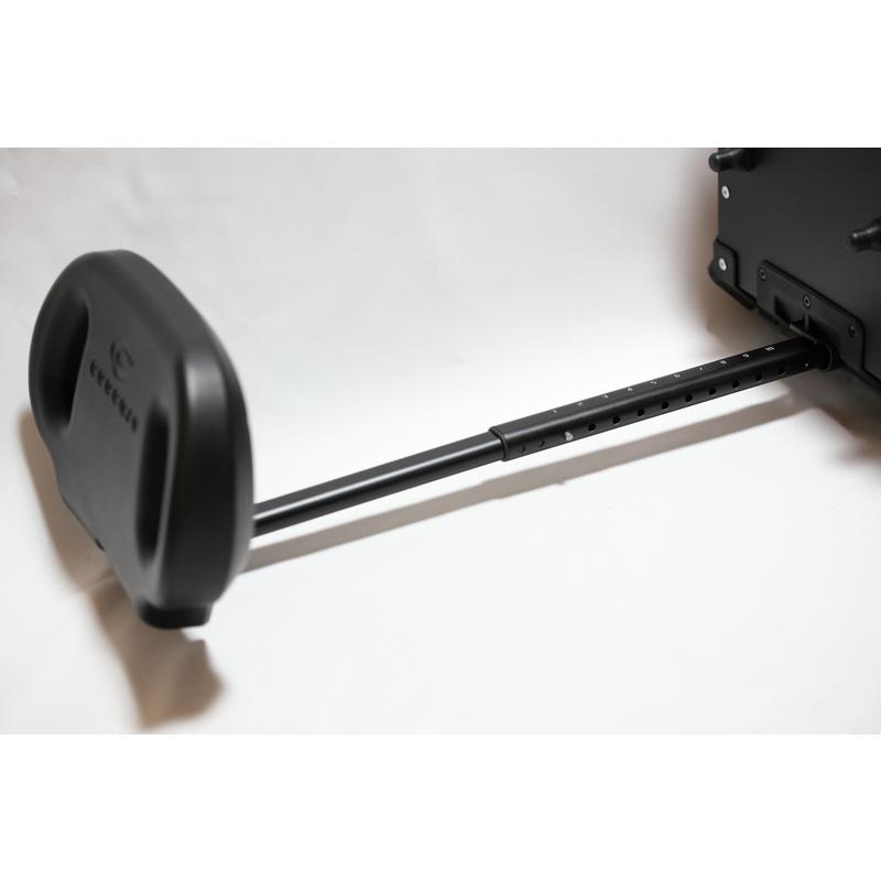 COOCASE クーケース バイク用 リア アルミ トップケース Q1 45L アジャスタブルバックレスト 標準装備 サイドオープンタイプ シルバー CABS450S【あるふぁここ プラザ店】