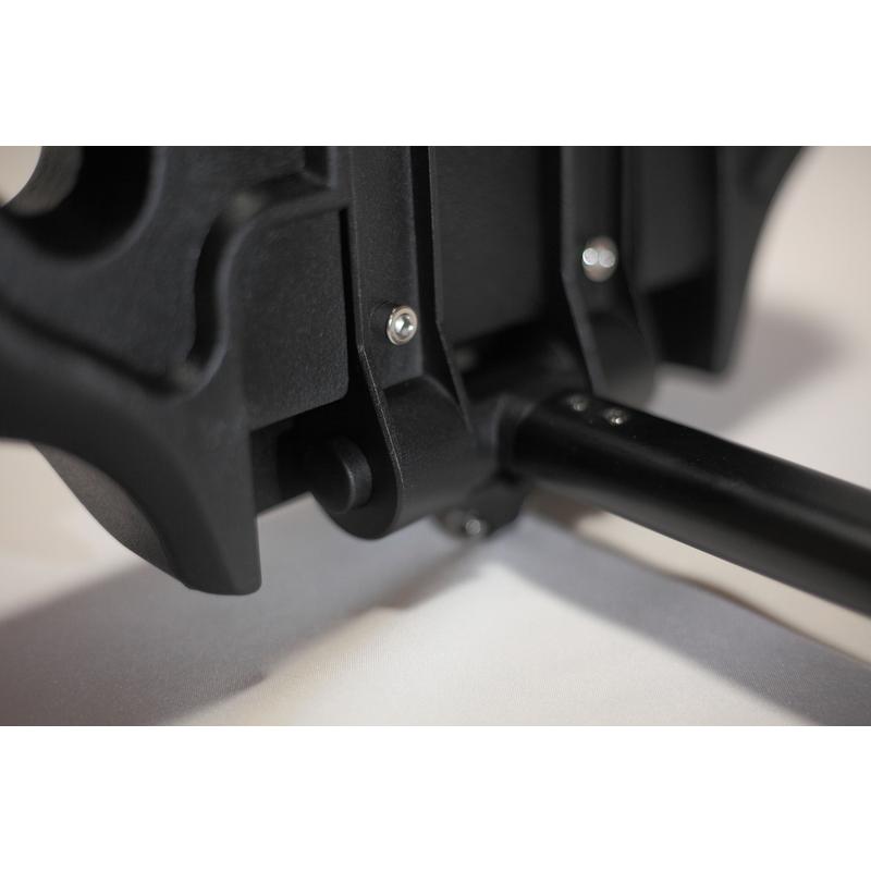 COOCASE クーケース バイク用 リア アルミ トップケース Q5 55L アジャスタブルバックレスト 標準装備 ブラック CAB550B【あるふぁここ プラザ店】