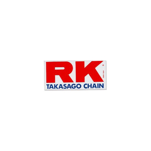 東洋マーク RK アールケー TAKASAGO CHAIN ステッカー レッド 42mm×88mm GA-91【あるふぁここ プラザ店】