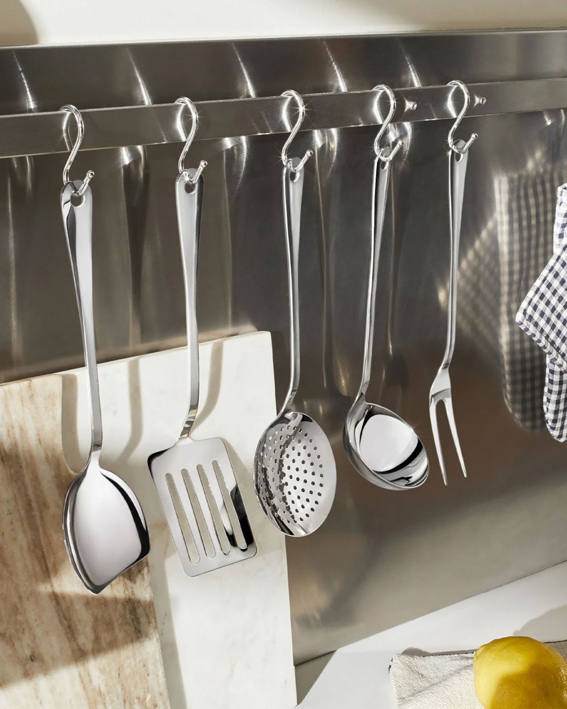 E☆キッチンツールセット 5種 黒 キッチンツールセット（5種×1セット）【AJM19S5 L】｜ALESSI JAPAN